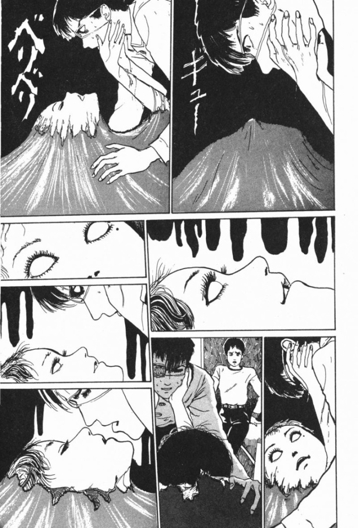 伊藤润二系列《接吻》-黑白漫话