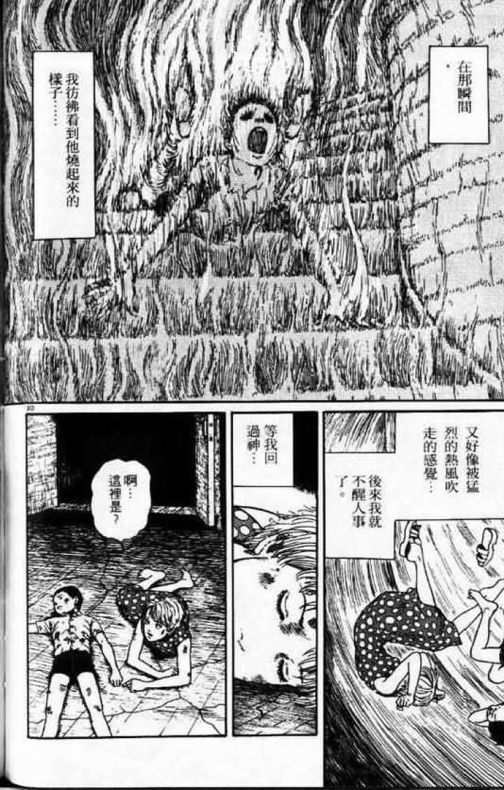 日本《黑色灯塔》伊藤润二系列-黑白漫话